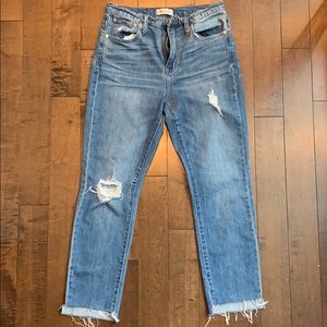 Madewell High-Rise Slim BoyJean with Step-hem